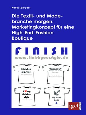 cover image of Die Textil- und Modebranche morgen